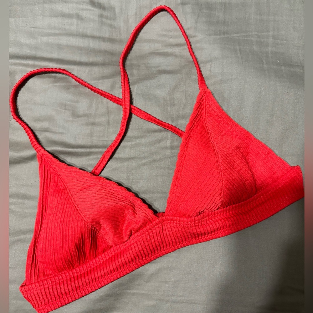 Red Women’s Swim Top